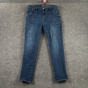 Gap Skinny Roll Up Stretch Blue Womens Size 14/32R